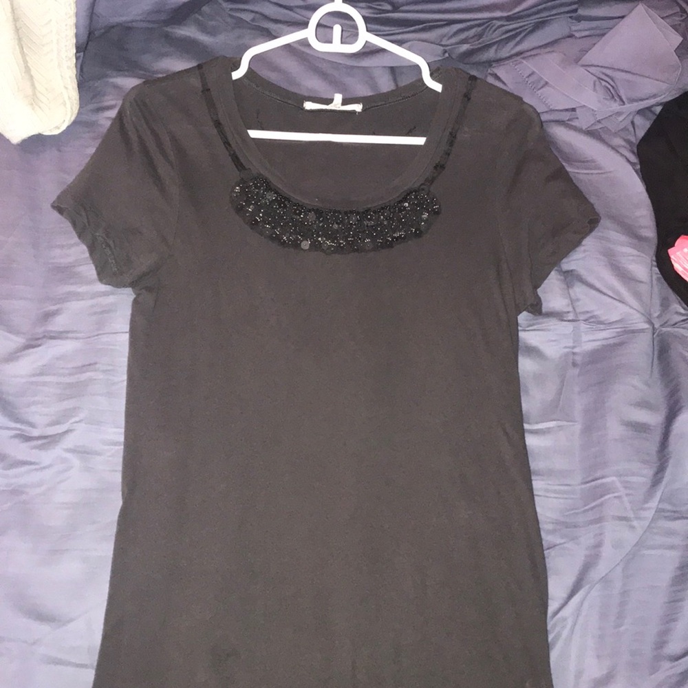 Jcrew bib tee small blue